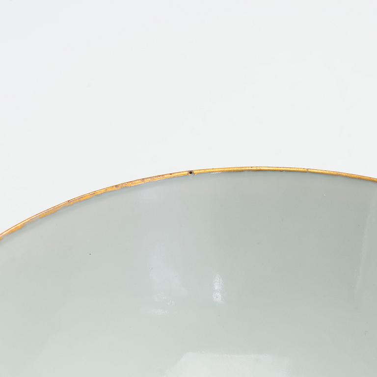 Three porcelain bowls, China. Early 20th century.