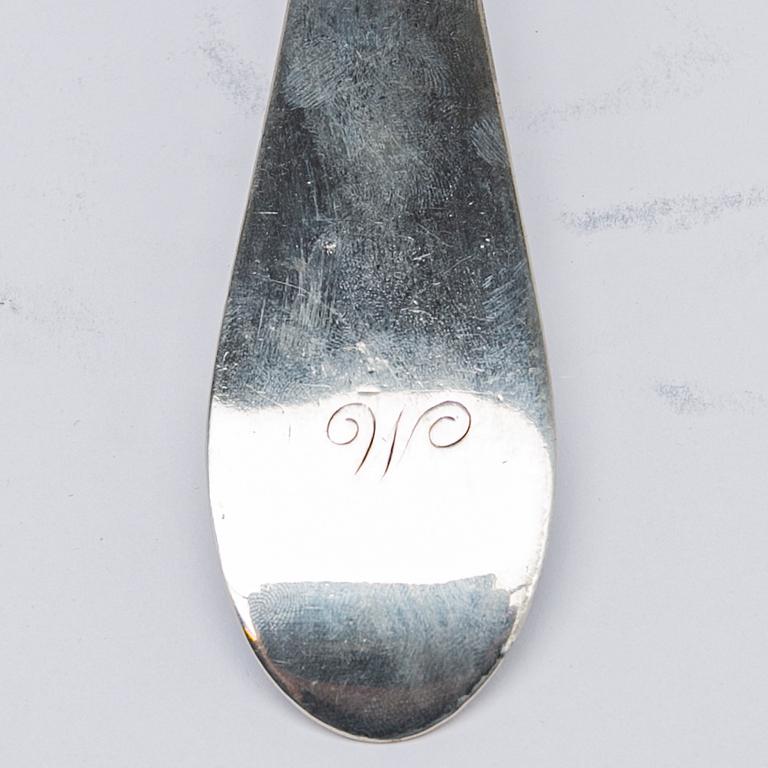 Soup ladle, silver, Malmstedt, Gothenburg, 1794.