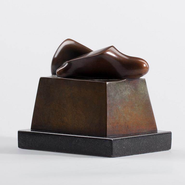 BIRGITTA ARA, skulptur, brons och sten, signerad och numrerad 2/6.