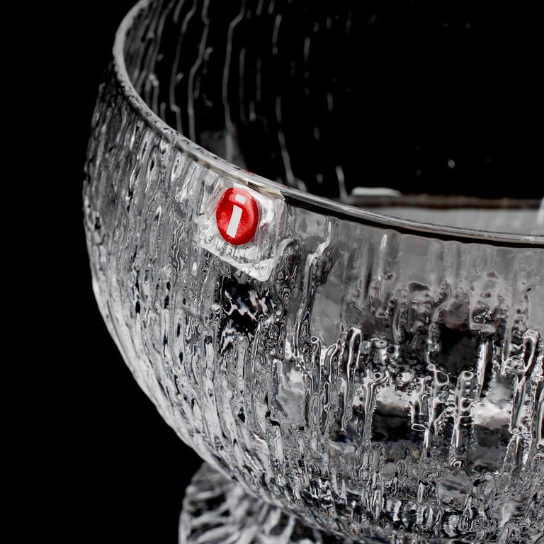 GLASSERVIS, 51 st, "Kekkerit" design Timo Sarpaneva, Iittala 1970/1980-tal.