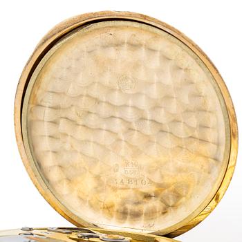 Zenith, hunter-case pocket watch, 52 mm.