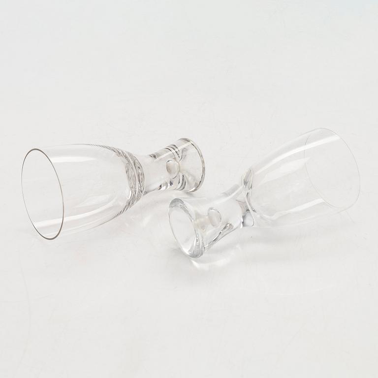 Tapio Wirkkala, a set of 18 "Tapio" drinking glasses, 1950s/60s.