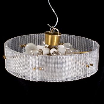 TAKLAMPA, Carl Fagerlund, Orrefors, 1960-tal.