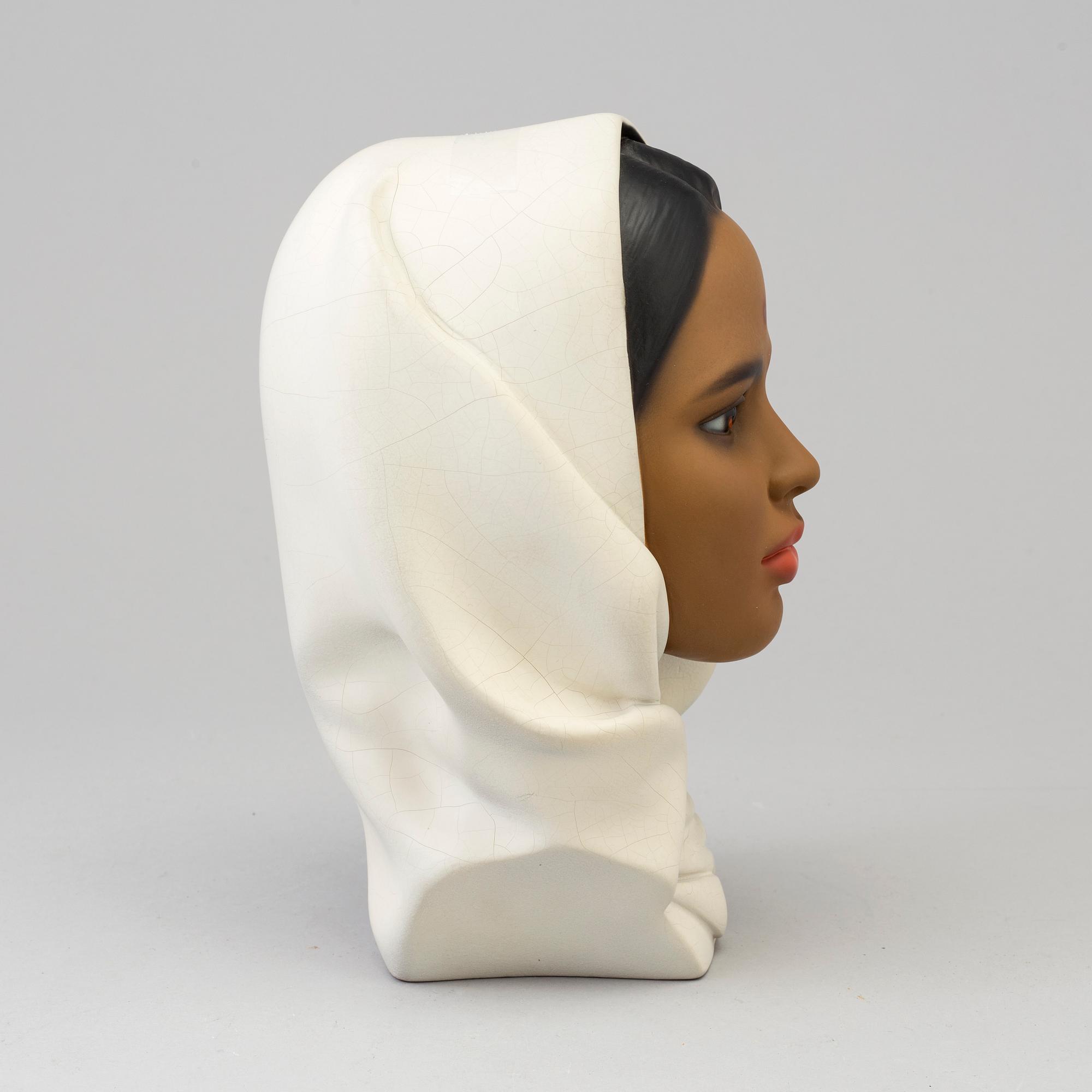 UNKNOWN ARTIST, pottery sculpture, signed Edith Pedersen, Denmark, 1960s.