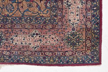 An antique Tabriz carpet, West Persia, c. 447 x 322 cm.