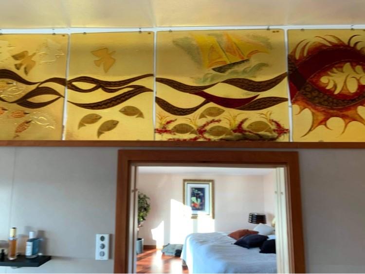Benth Owesen, 23 glass plaques, Norway, signed and dated.