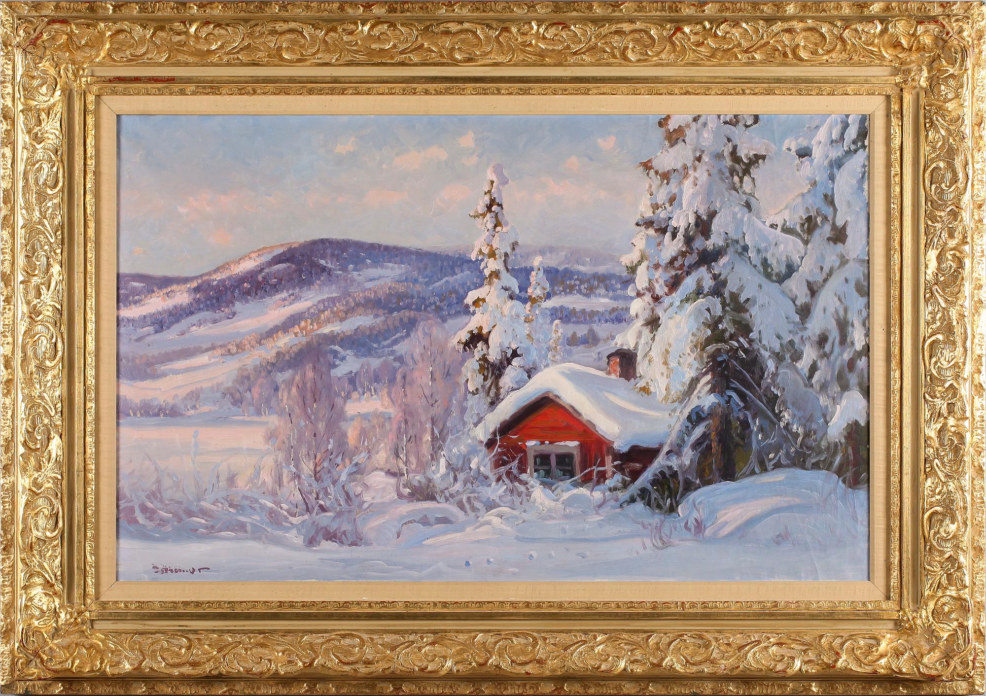 CARL BRANDT, olja på duk, signerad.