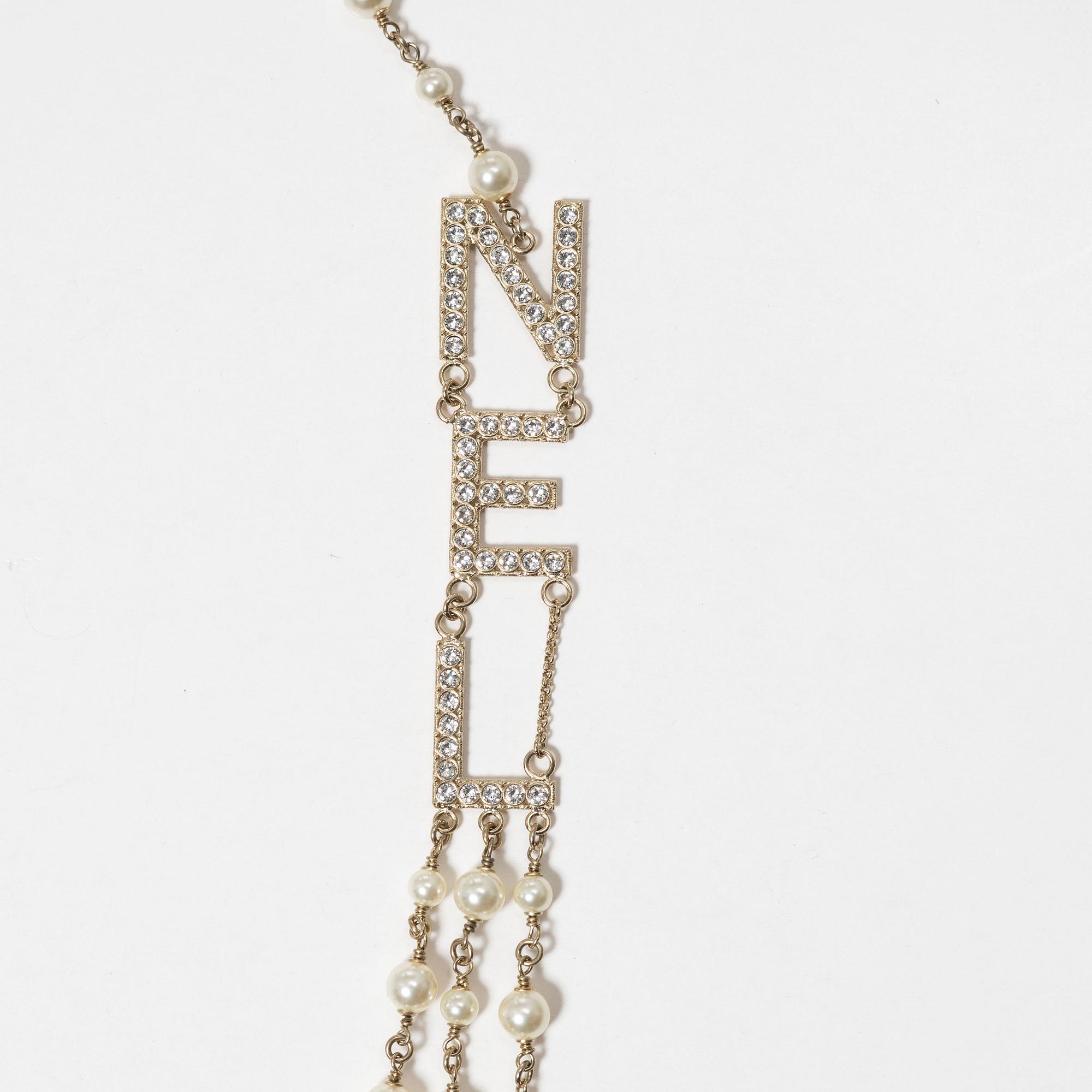 Chanel, necklace, "The Letters Necklace".
