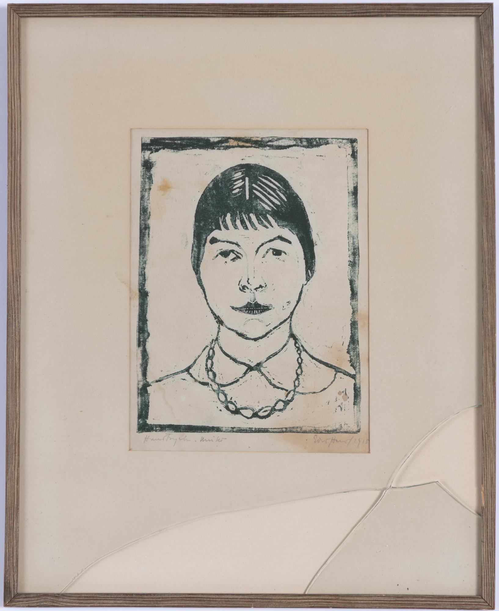 Edward Hald, 'Brita Lagerström-Hald' (1878-1931) (The artist's wife).