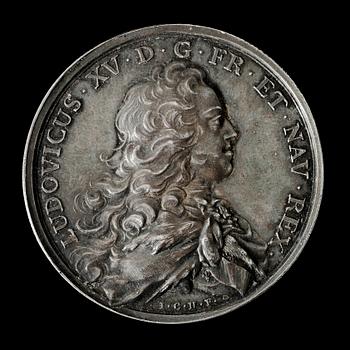 666. Frankrike. Ludvig XV 1715-1774.