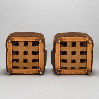 Elna Kiljander, möjligen fåtöljer, ett par för Koti - Hemmet 1940-tal.