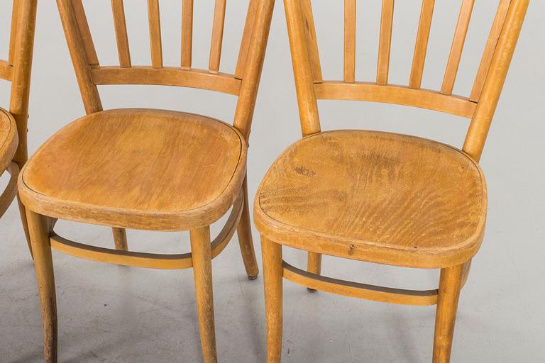 8 chairs by Kocks  Snickerifabriker, Trelleborg from the first half of the 20th century.