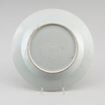TALLRIK, porslin, Kina, Qianlong 1736-1795.