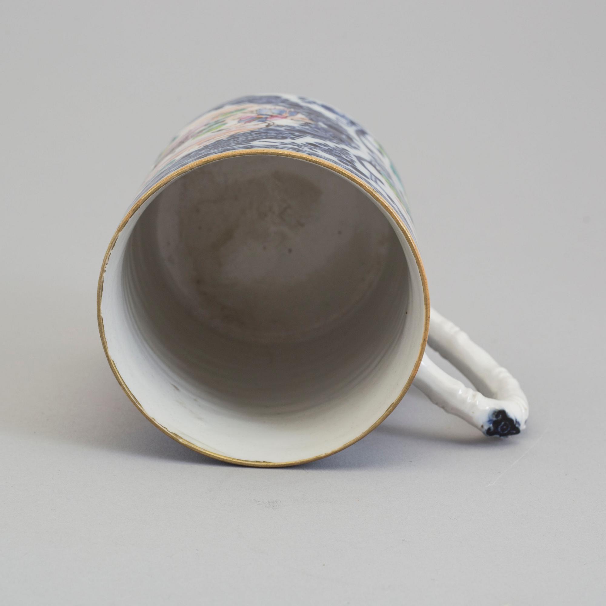 MUGG, kompaniporsling. Qingdynastin, Qianlong (1736-95).