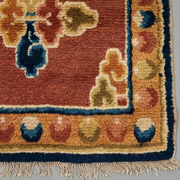 MATTO, A MEDITATION RUG, a semi-antique Ningxia, China, ca 115,5-116,5 x 60-61 cm.