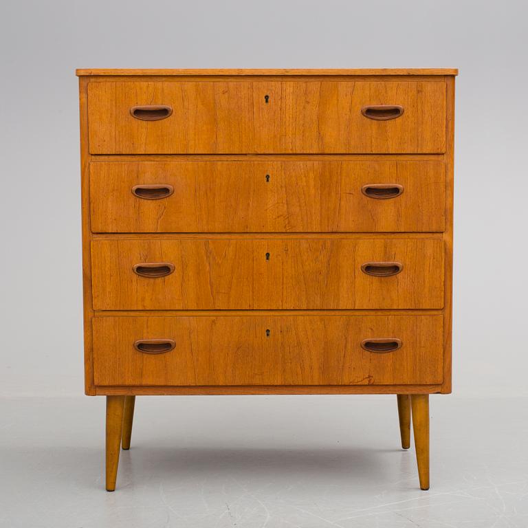 BYRÅ, teak, 1960-tal.