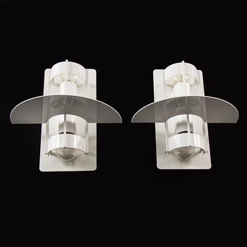 A set of two wall lamps by Joachim Lepper for Louis Poulsen, Danmark.