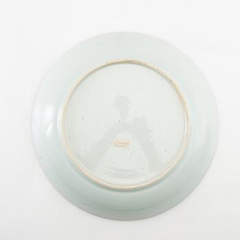 Bowl plate China Qianlong (1736-95) porcelain.