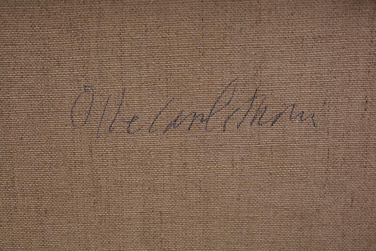 OLLE CARLSTRÖM, olja på duk, signerad à tergo.