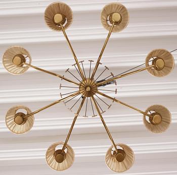 Hans Bergström, a chandelier model "3", Asea, Sweden 1940s-50s.