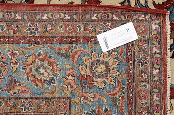 SEMI-ANTIQUE QUM PART SILK.