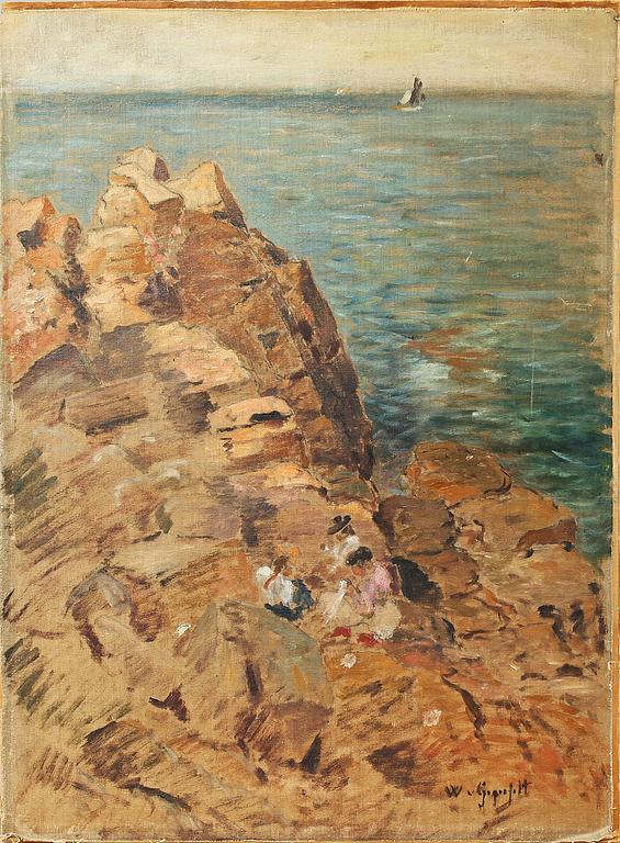 WILHELM VON GEGERFELT, olja på duk, sign.