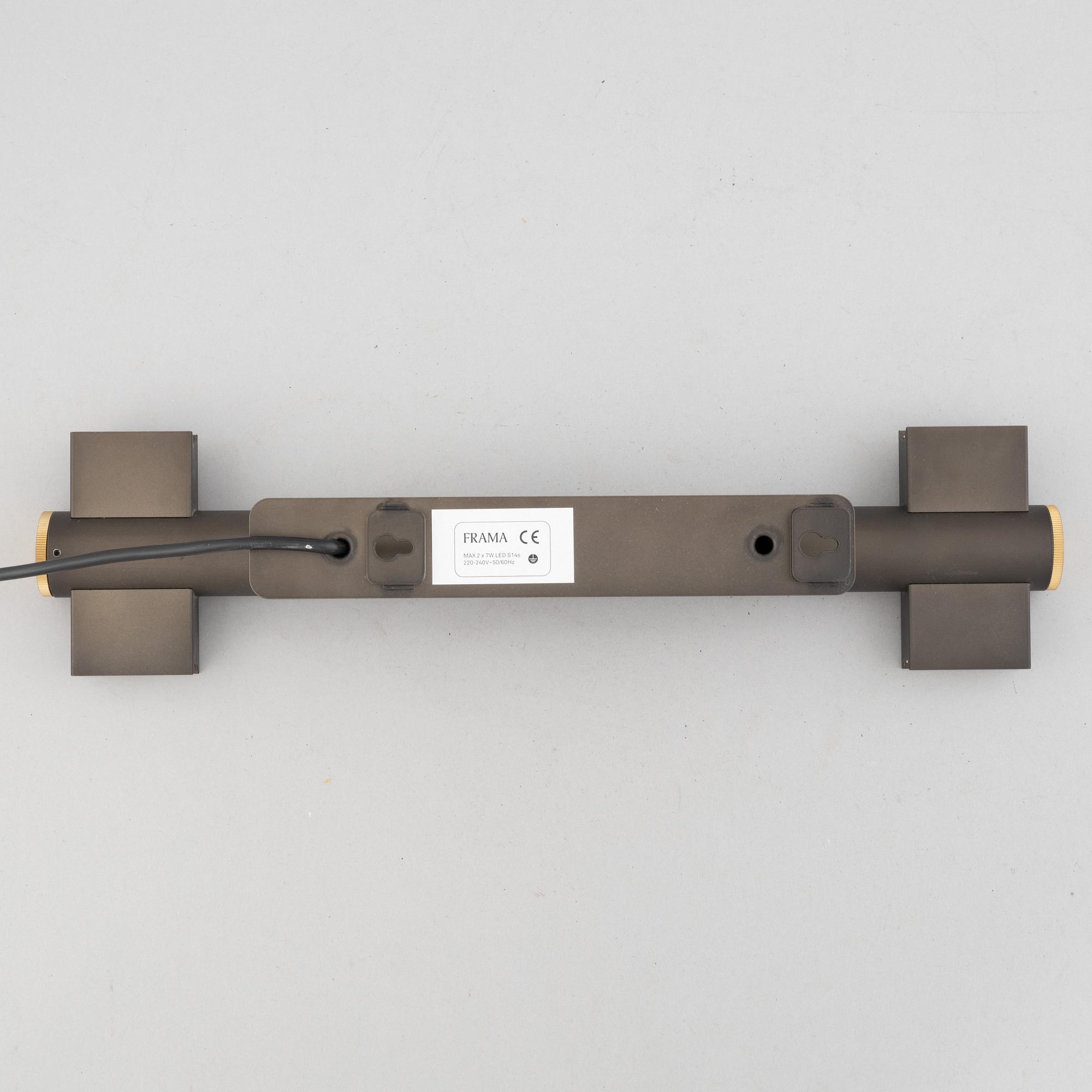 Krøyer-Sætter-Lassen, an 'Eiffel Wall Double 500' wall lamp, Frama.