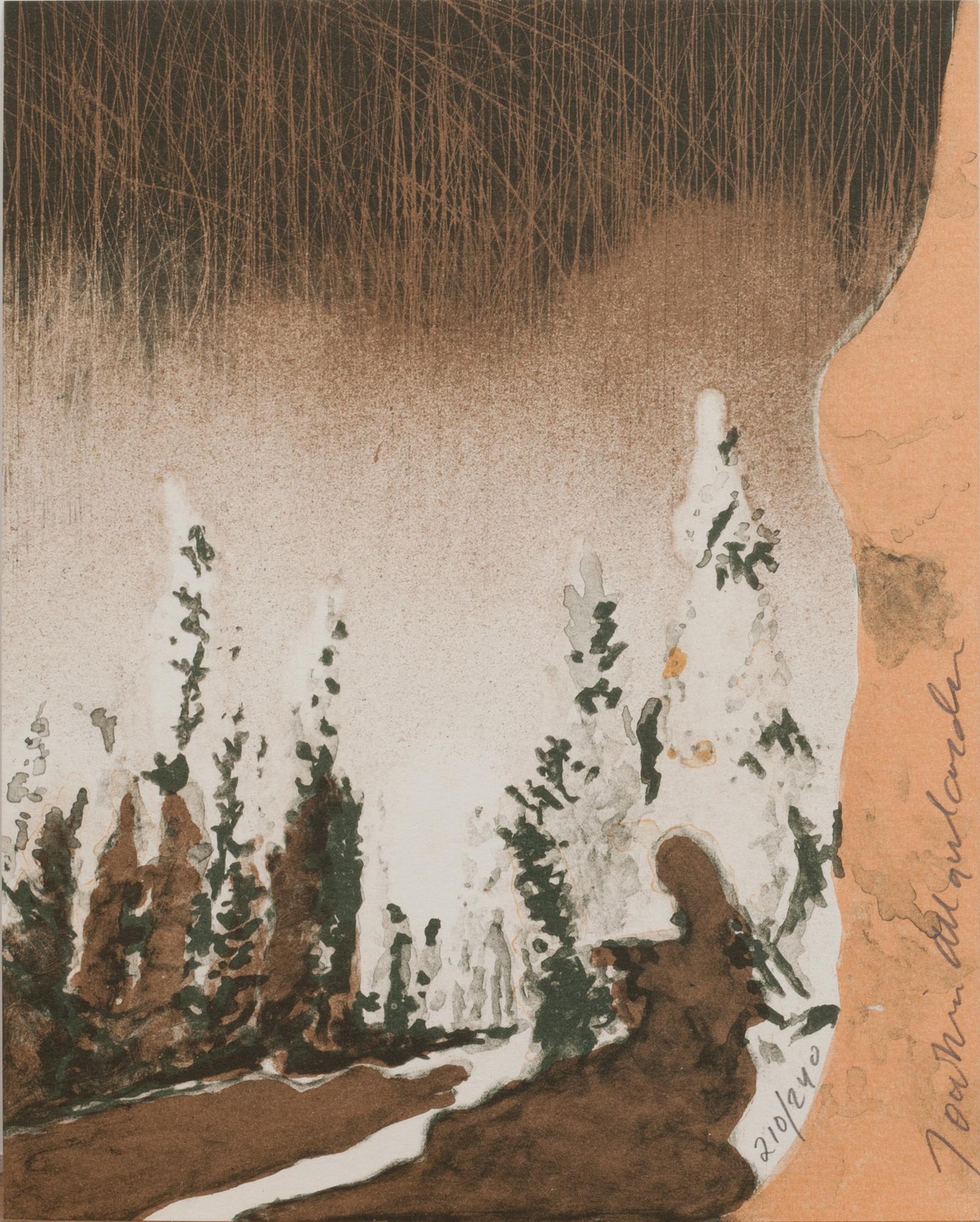 JOAKIM ALLGULANDER, färglitografi. Numrerad 210/240 och signerad.