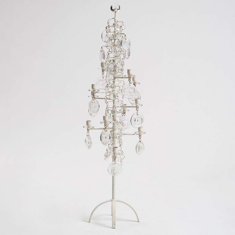Erik Höglund, a floor candelabrum, Boda Smide, Sweden 1960-70s.