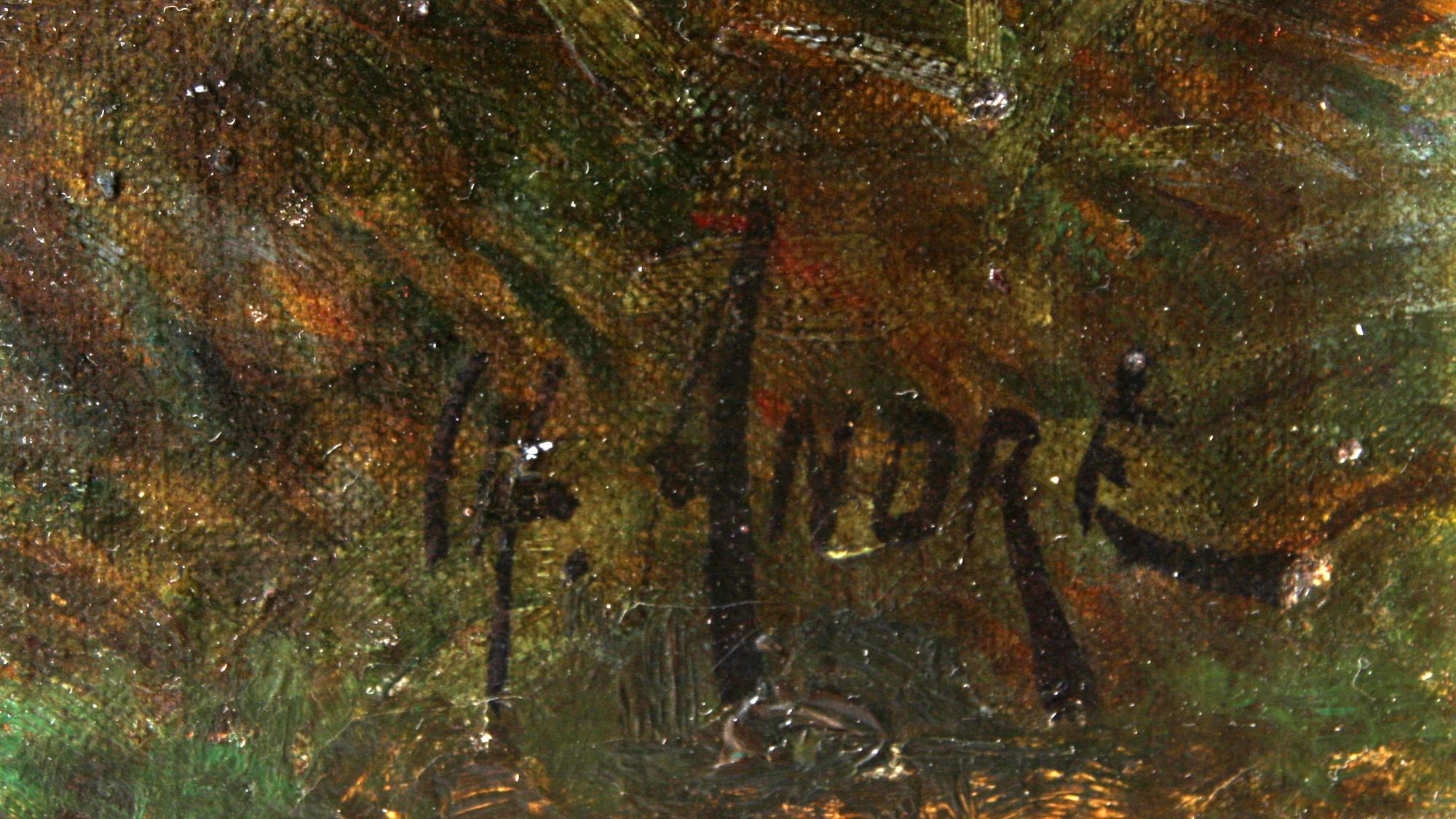 CHARLES HIPPOLYTE ANDRÉ, olja på duk, sign.