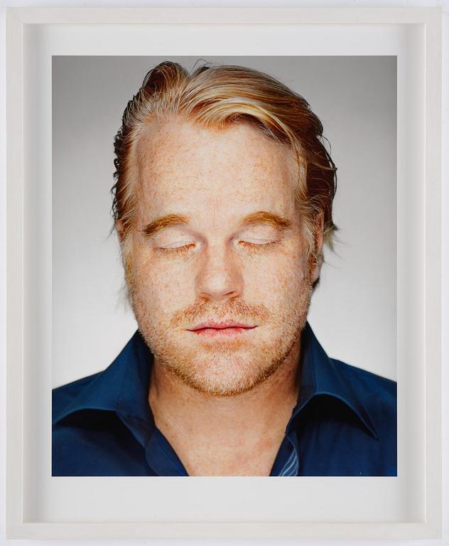 Martin Schoeller, "Philip Seymour Hoffman, New York, 2003".