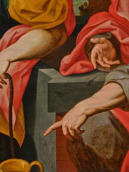 Frans Floris dä, hans krets, Jesus träffar den samariska kvinnan vid brunnen.