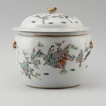 LOCKSKÅL, porslin, Kina, 1800-/1900-tal.