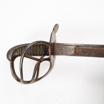 A Danish cavalry sword 1839 pattern.