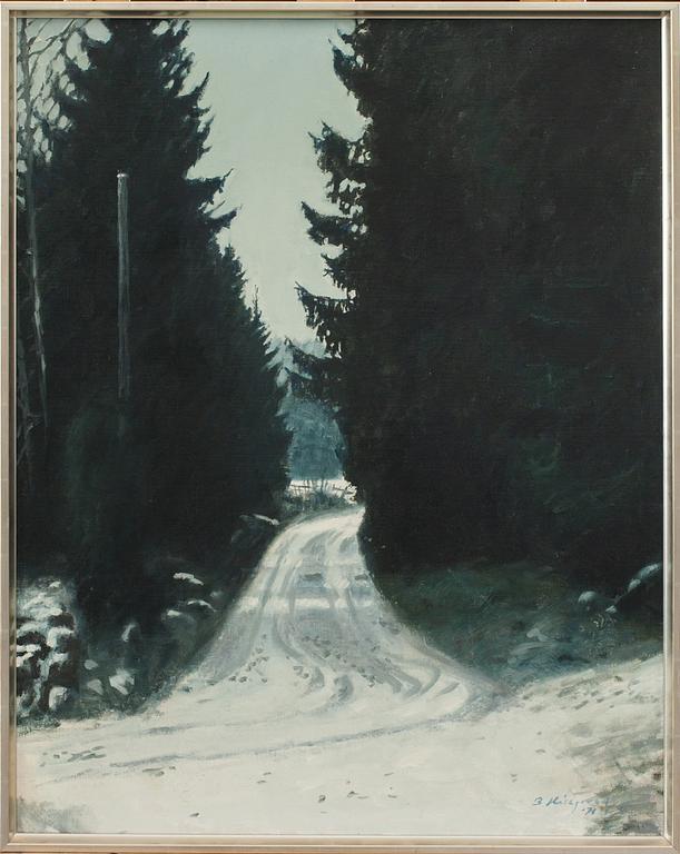 BENGT HILLGRUND, olja på duk, signerad och daterad -76/78.