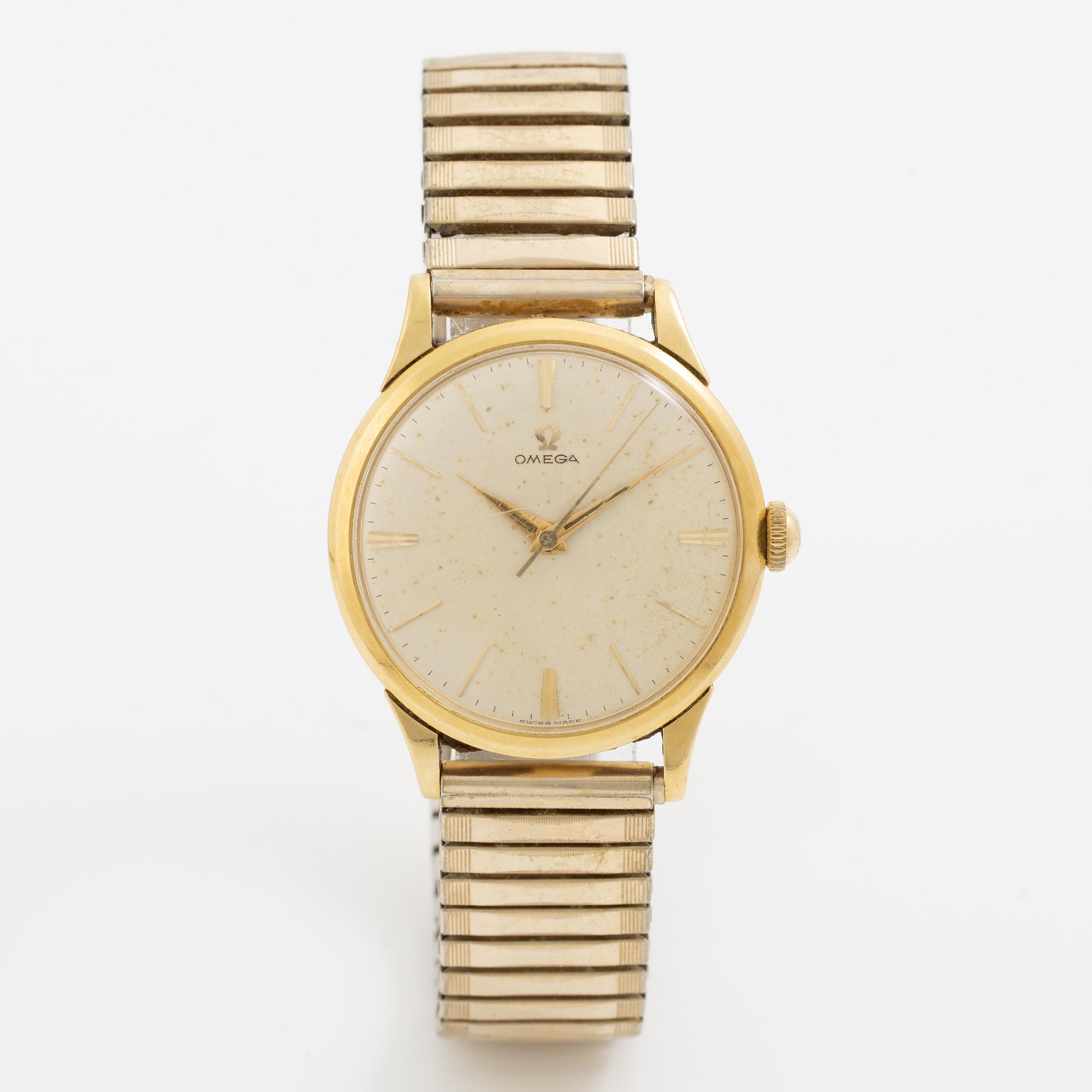 Omega, wristwatch, 34 mm.