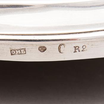 A PAIR OF SWEDISH SUGARBOWLS, gustavian, Olof Hellbom, Stockholm 1799.