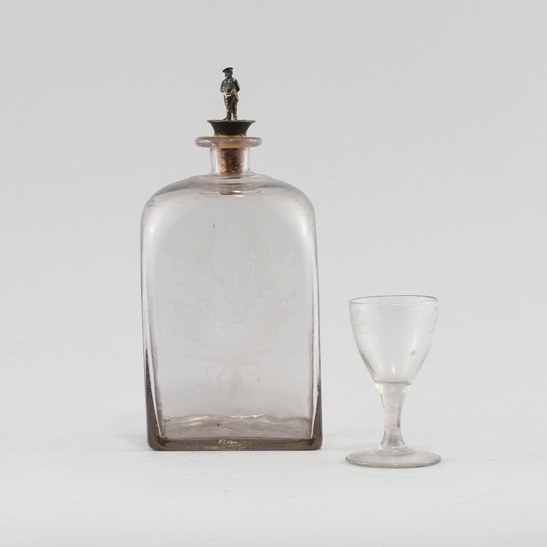 FLASKA samt GLAS, 1800-talets första hälft.