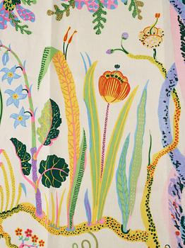 Josef Frank, a pair of linen curtains, 'Hawaii', Svenskt Tenn, Sweden.