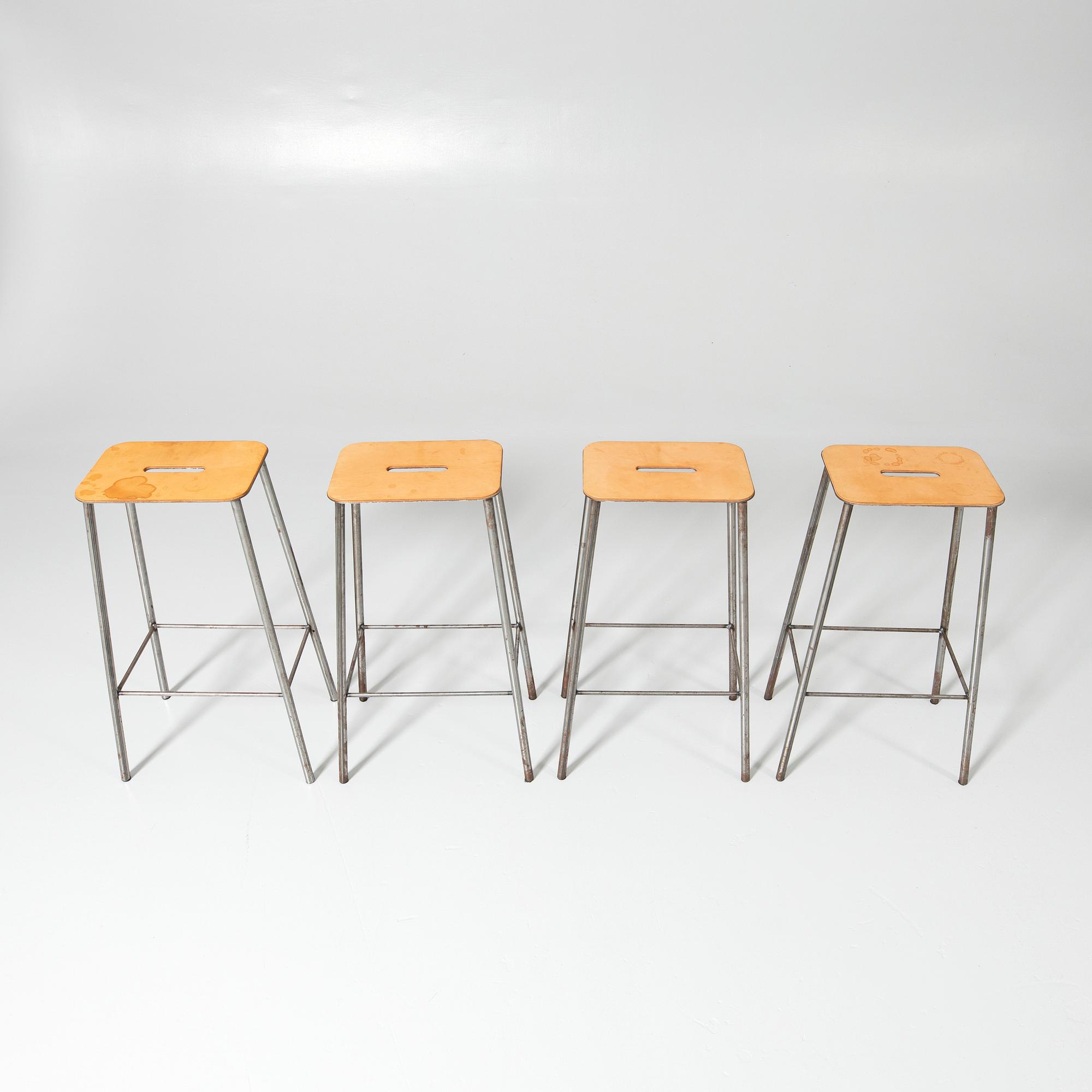 Bar stools, 4, “Adam”, Frama, Denmark, 2000s.