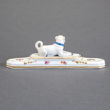 FIGURIN/BREVPRESS, porslin, Meissen, 1924-34.