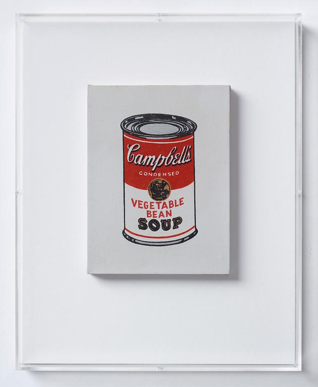 Richard H. Pettibone, "Andy Warhol Campbell´s Soup Can - Vegetable Soup".