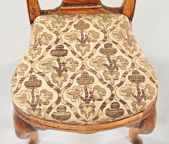 STOLAR, 6 st, senbarock/rokoko, 1700-tal.