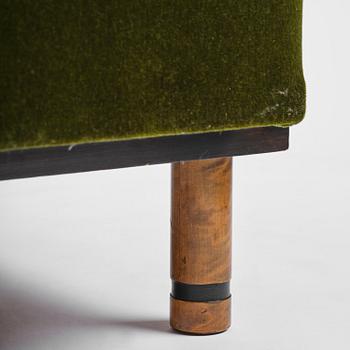 A pair of 1930s birch armchairs.