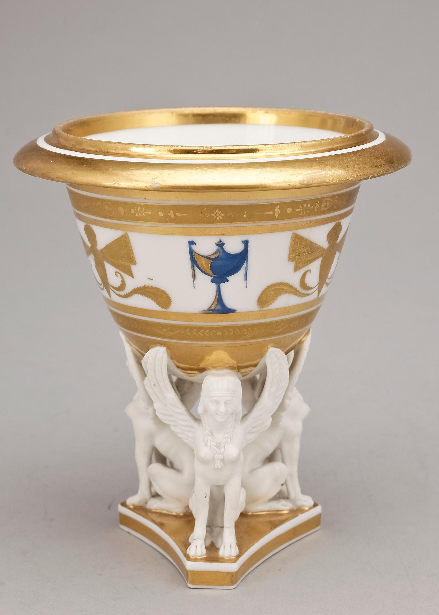 SKÅL, porslin, empire, 1800-tal.