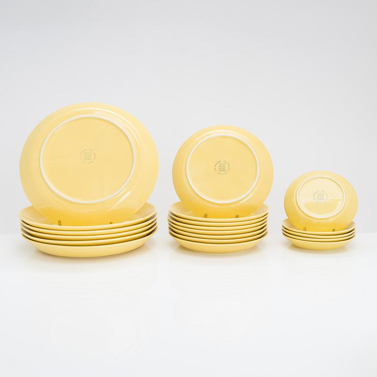 Kaj Franck, servis, 35 delar, "Teema". Märkta Iittala Teema Arabia Finland.