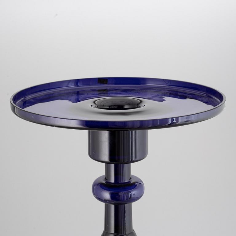 Oiva Toikka, a glass candlestick, Nuutajärvi, Notsjö, Finland 1973.