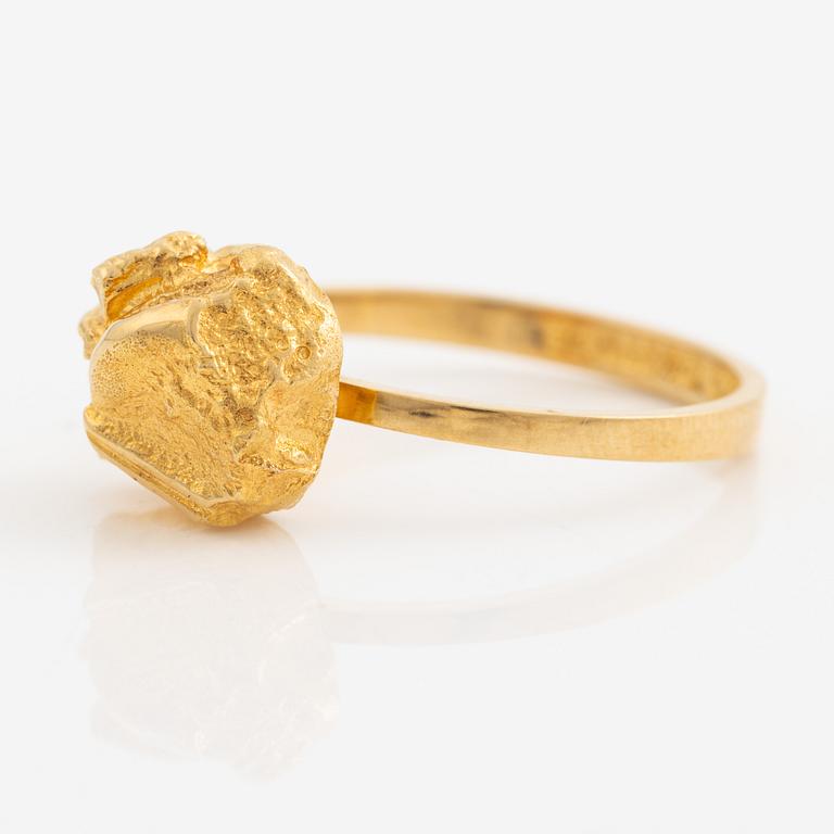 Björn Weckström, ring, 18K guld, Finland 1976. För Lapponia.