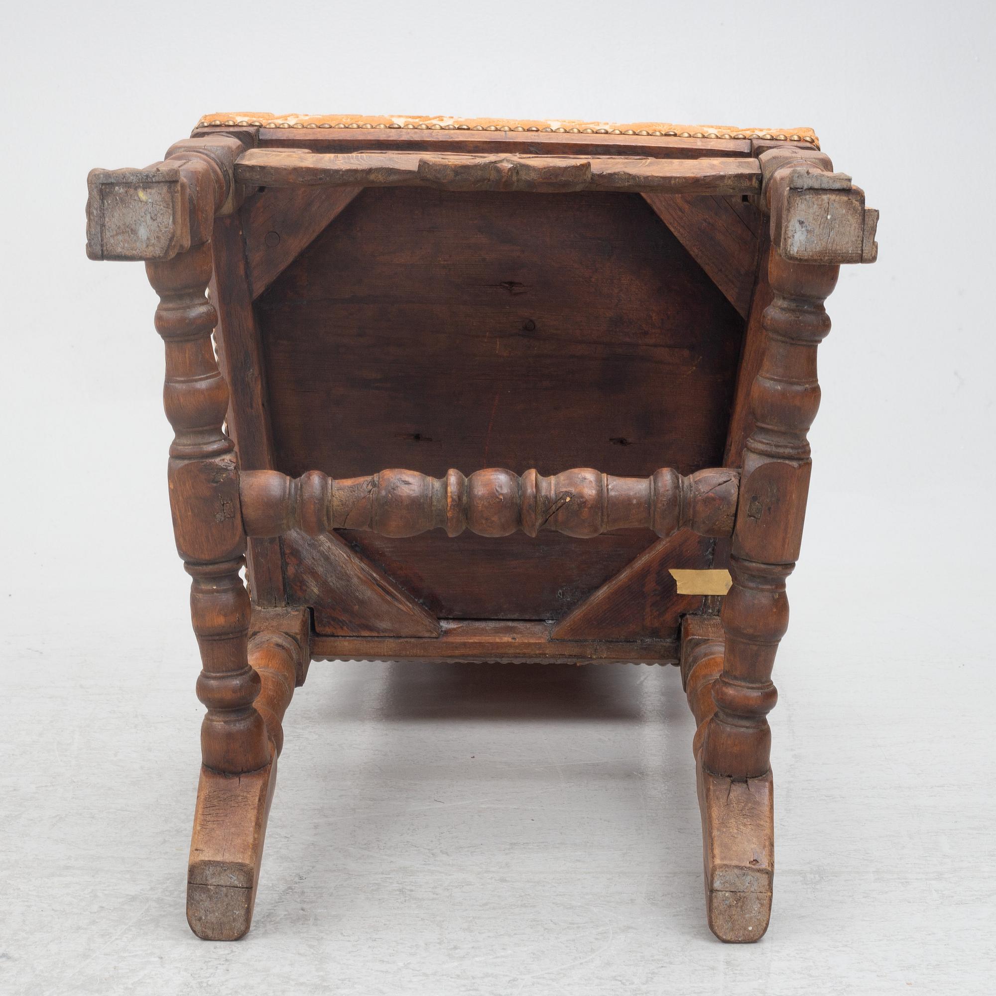 Four Baroque chairs, early 18th century.