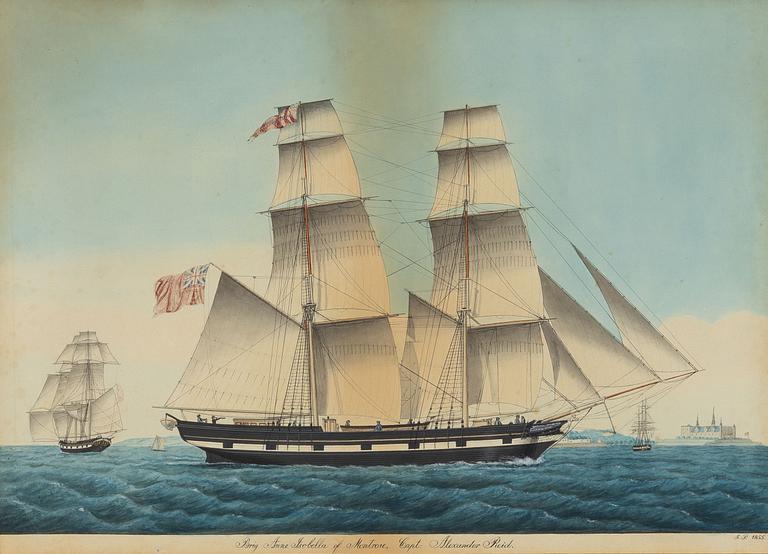 Jacob Petersen, The brig "Anne Isabelle" of Montrose  (Capt. Alexander Reid).